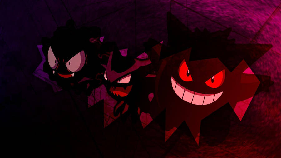 Pokémon Gengar Evolution wallpaper