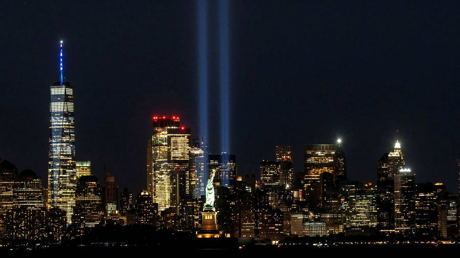 Gedenkstätte9/11 Tribut im Licht