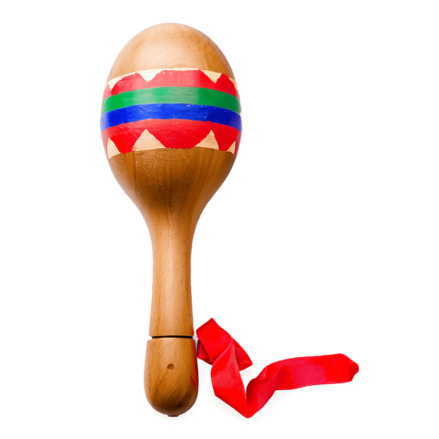 Wooden Maracas PNG 05252024