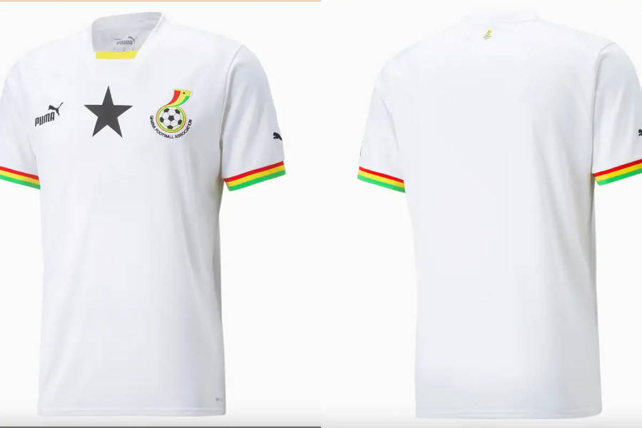 Download Ghana National Football Team Jersey Wallpaper | Wallpapers.com