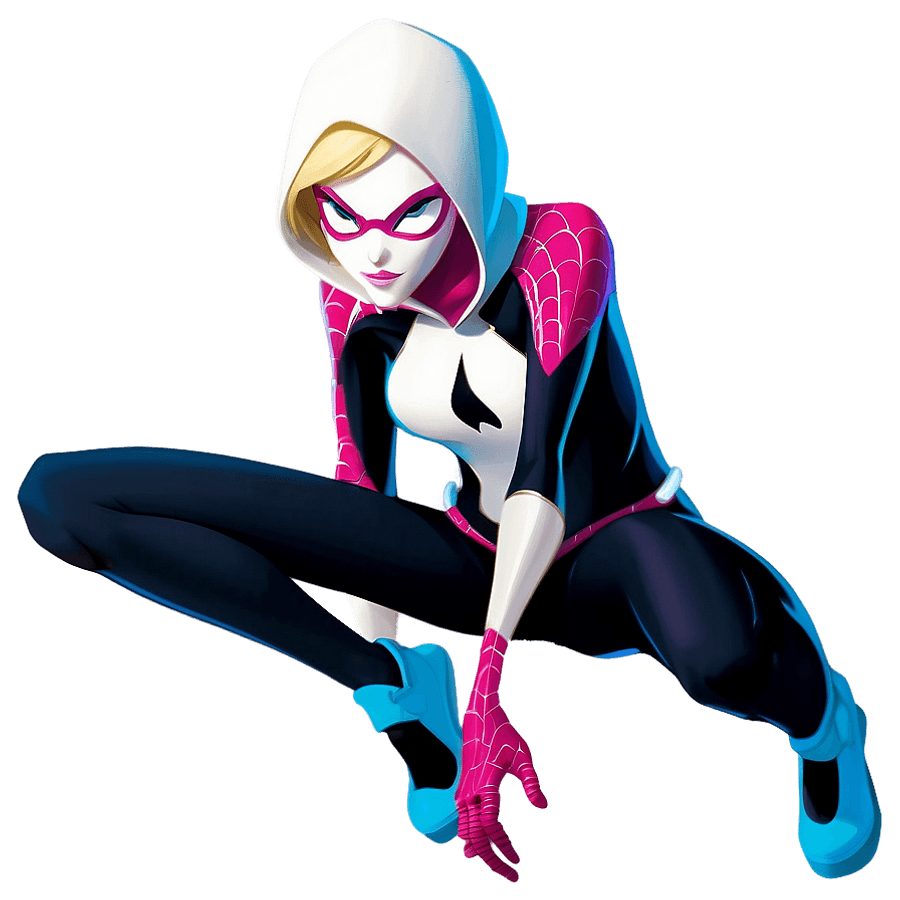 Spider Gwen Graffiti Art PNG ifw