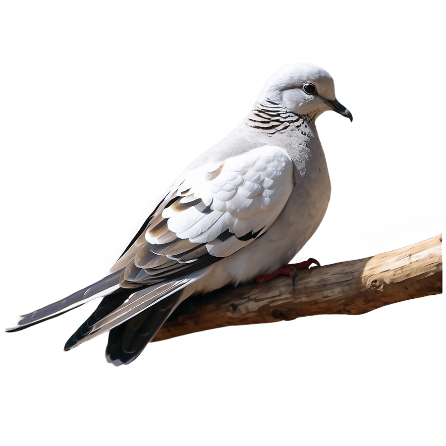 Engraved Doves Illustration PNG 05252024