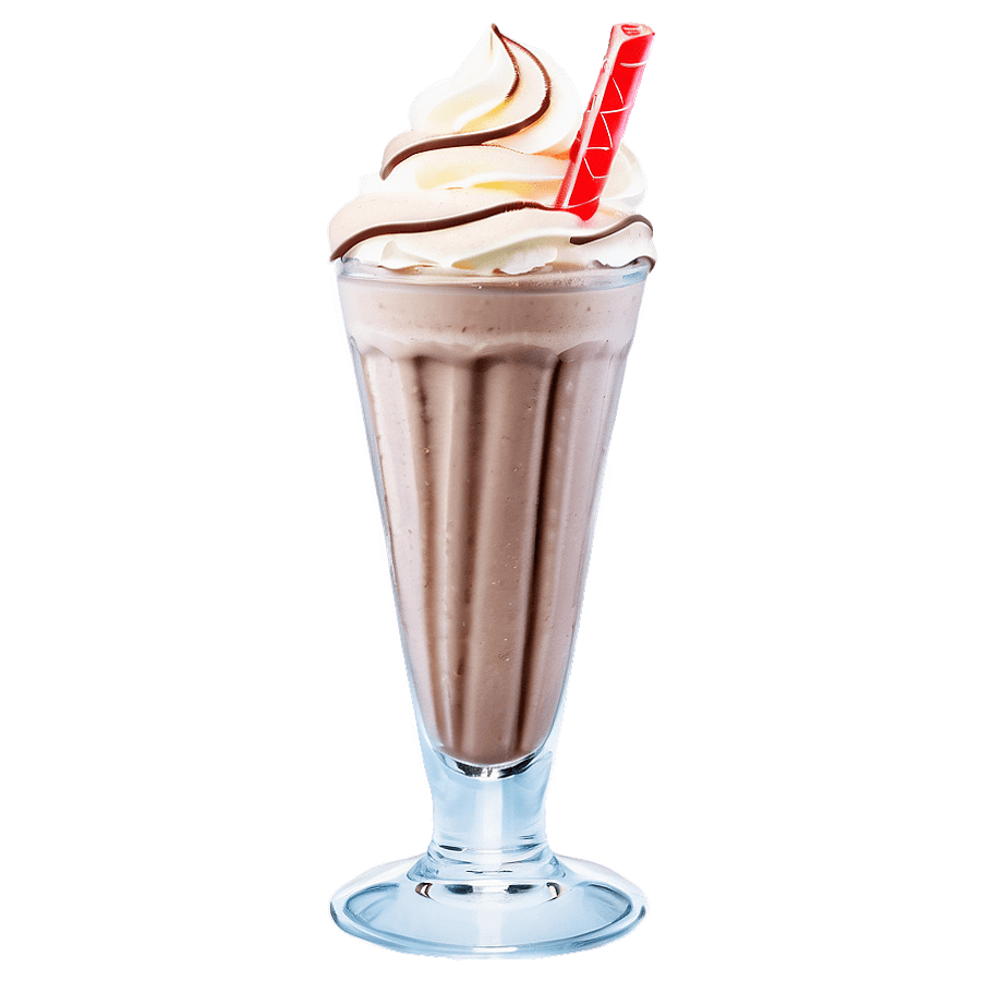Chocolate Milkshake Delight PNG urp33