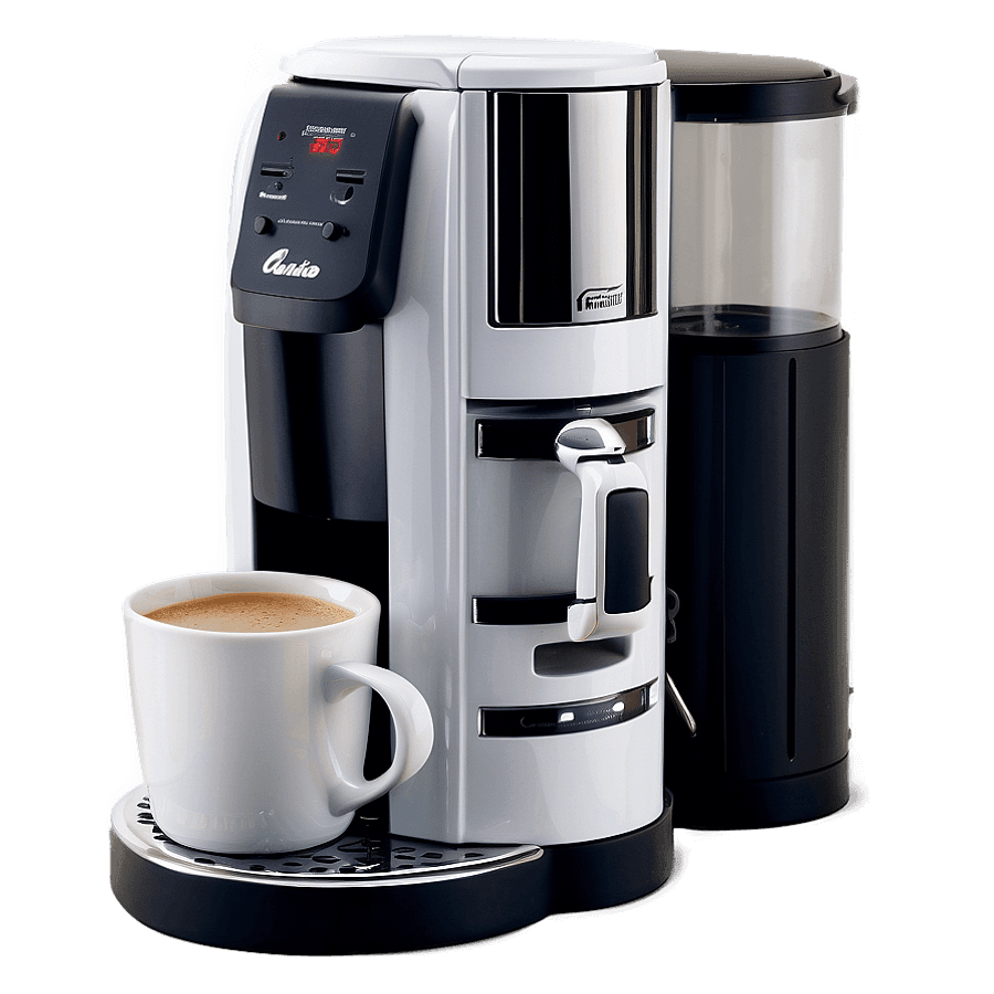 White Coffee Maker Image PNG 86