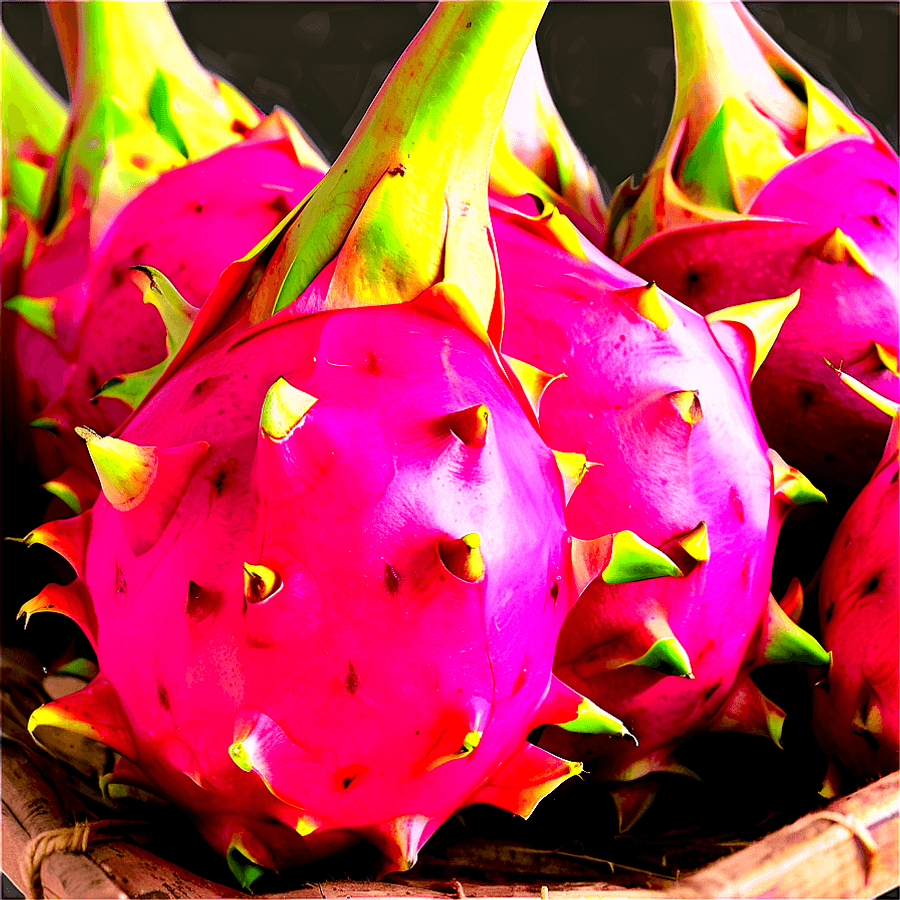 Dragon Fruit Market PNG aqx