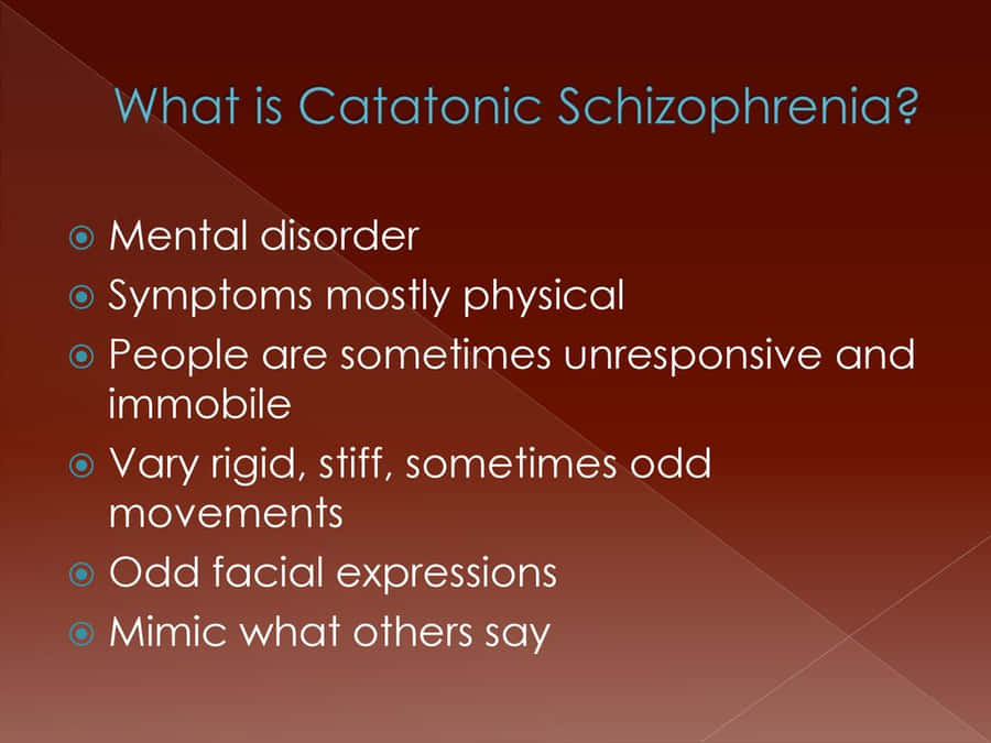 KatatonischeSchizophrenie Definition