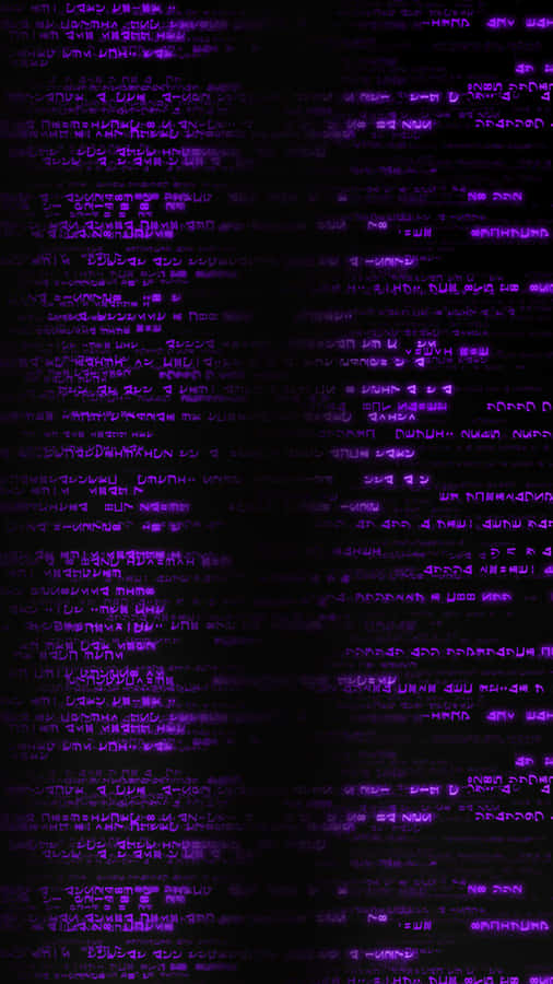 Glitched Code Background