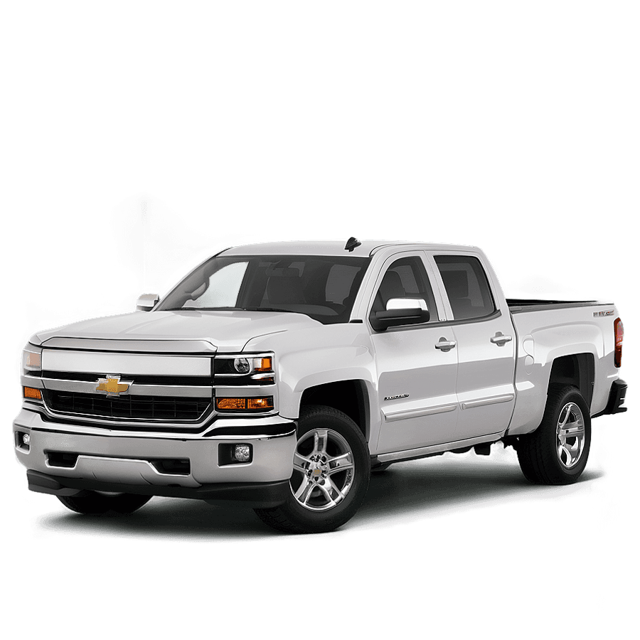 Sleek Silverado Pickup PNG wli34