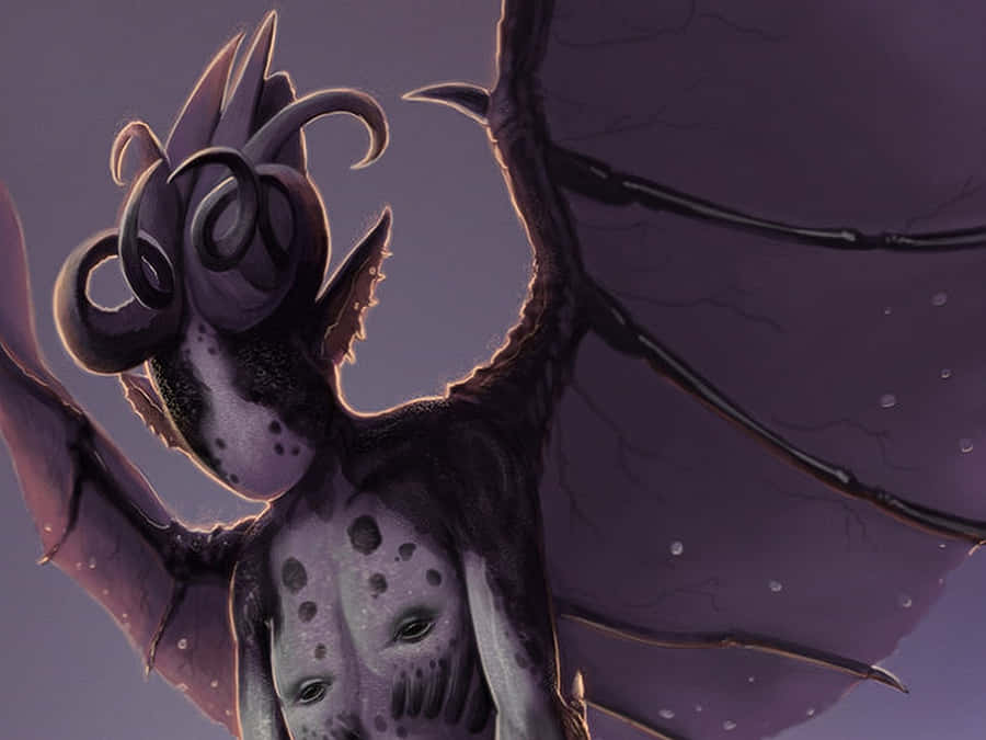 Illustrazione del Cryptid Mothman