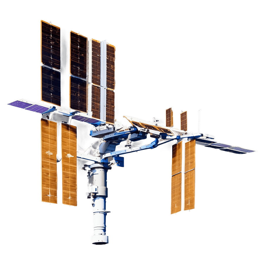 Iss as Seen from Space Telescope PNG xkp22