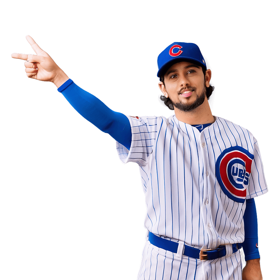 Chicago Cubs Victory Pose PNG ebo