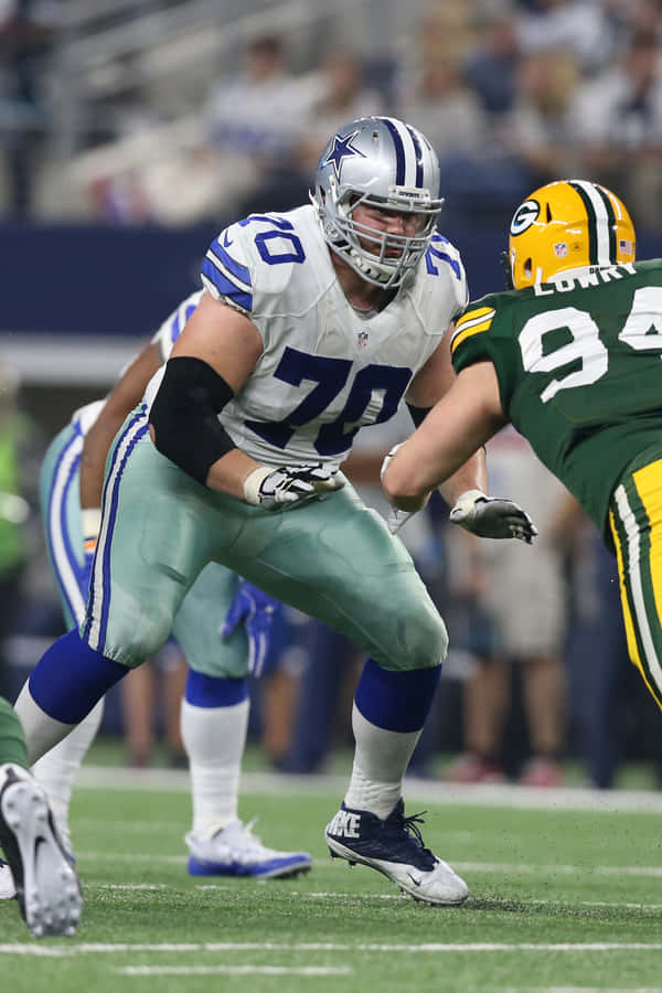 Azione del Lineman Offensivo dei Dallas Cowboys