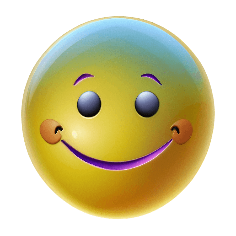 Smiley Face Emoji Collection PNG 05042024