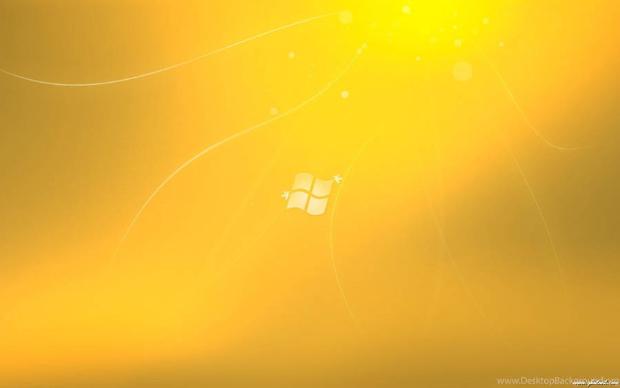 Logotipodo Windows em fundo dourado.