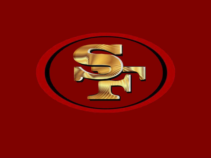 Download Gold 49ers Sf Logo Wallpaper Wallpapers Com