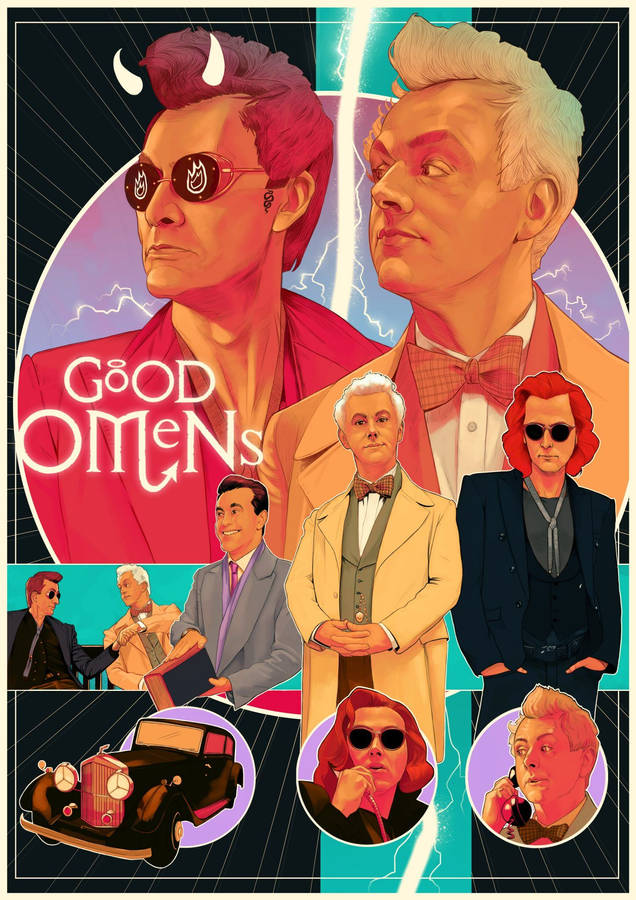 Good omens обои на телефон