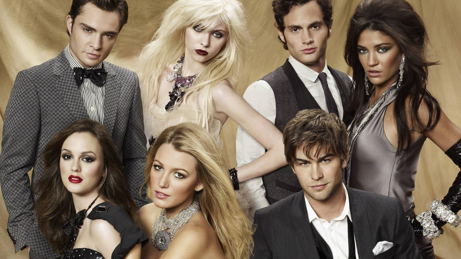 Download Gossip Girl Characters Photoshoot Wallpaper Wallpapers Com