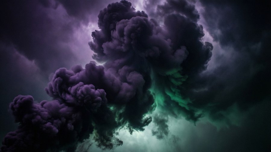 Gothic Shadow Cloud Wallpaper