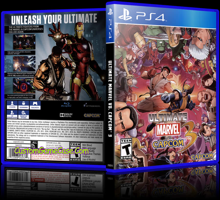 Ultimate Marvel Vs Capcom - Ultimate Marvel Vs Capcom 3 Ps4, HD Png Download