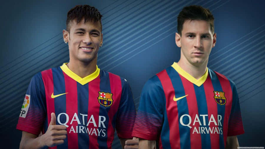 Legendariskduo - Lionel Messi og Neymar.