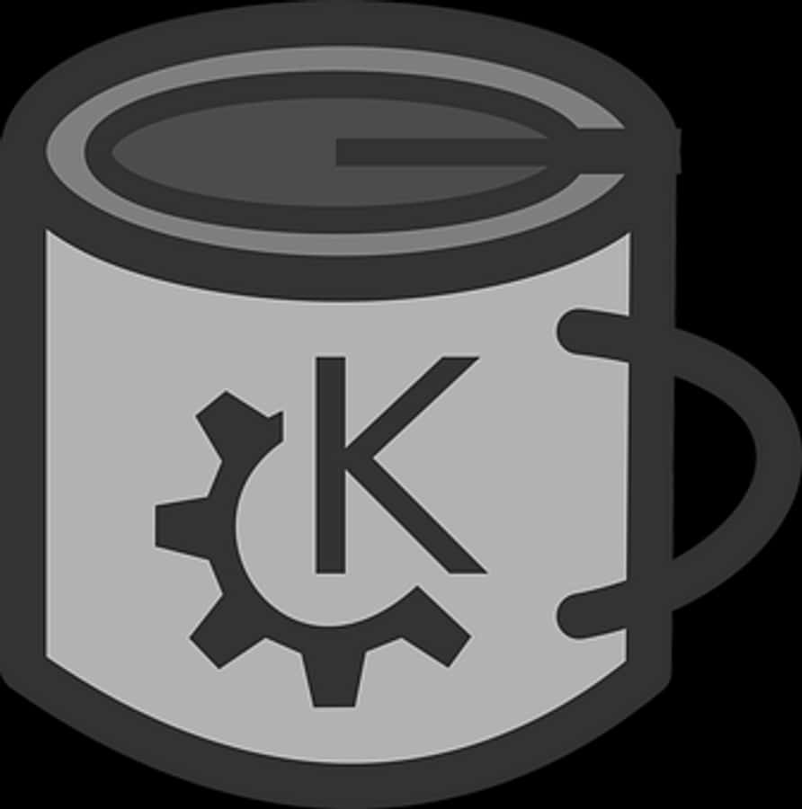 K D E Gear Logo Mug