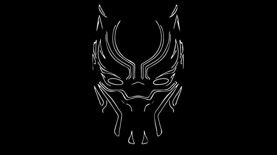 Download Graphic Black Panther Logo Wallpaper Wallpapers Com