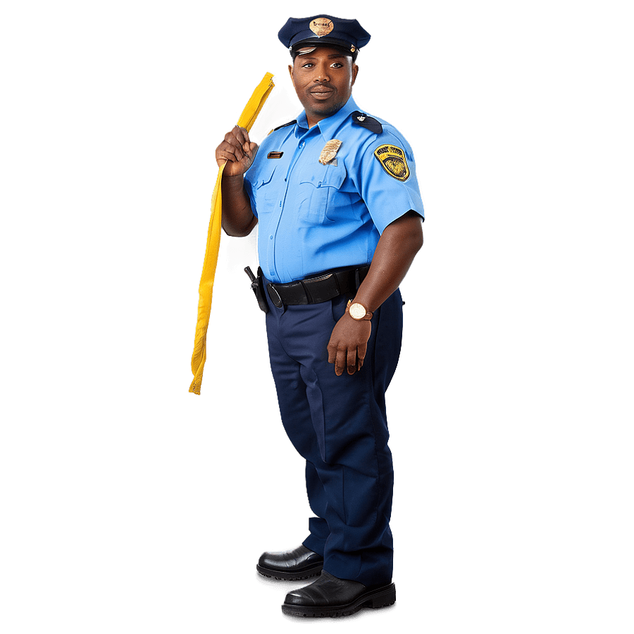 Security Guard Worker PNG wws49