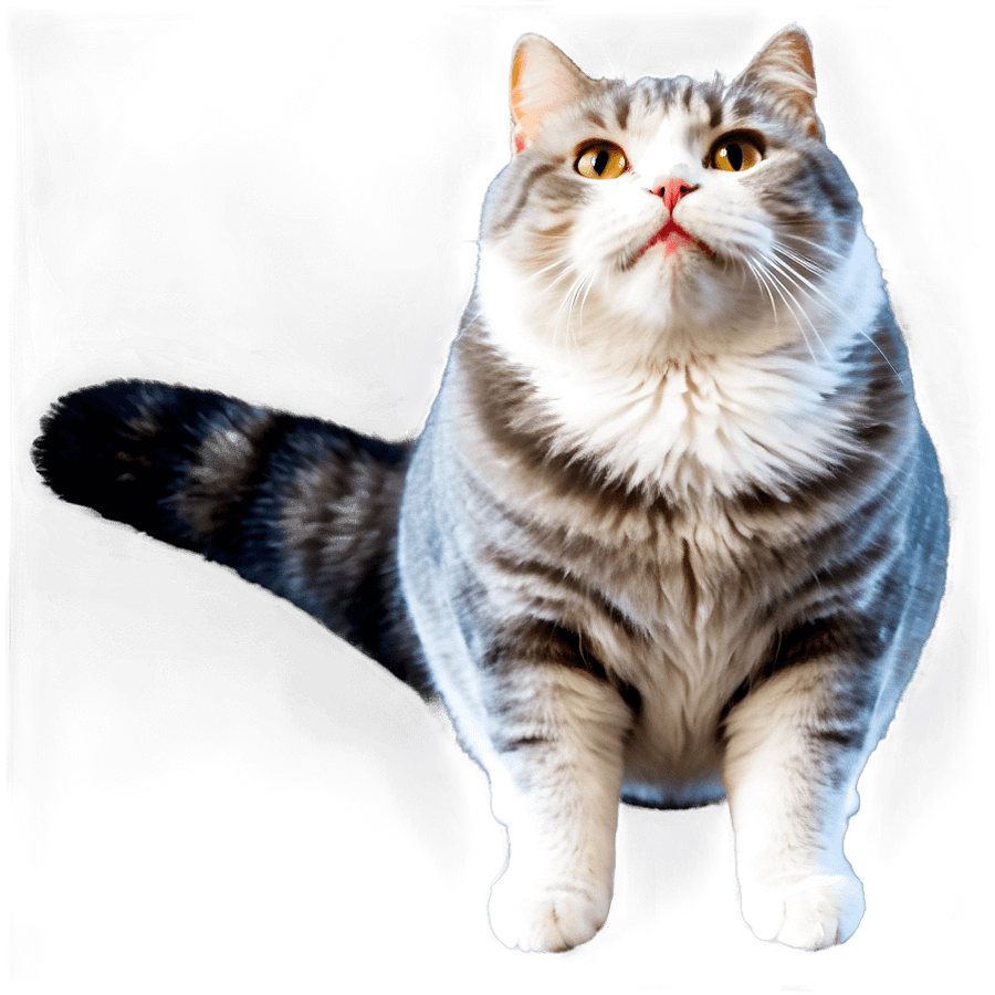 Happy Fat Cat PNG nyc3