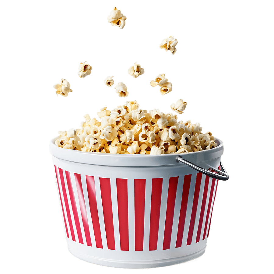 Bucket of Popcorn PNG joj