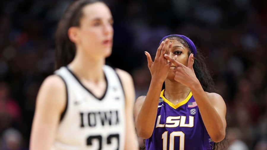 Jogadora de Basquete Emoção LSU Número 10