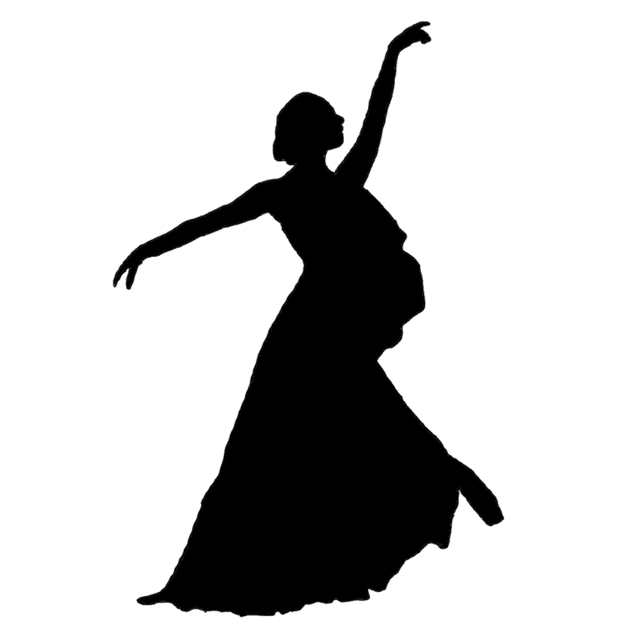 Elegant Dancer Silhouette