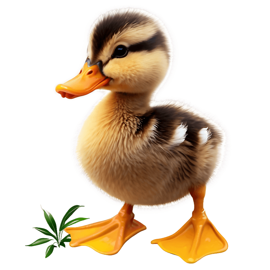 Happy Duckling Clipart PNG bmd33