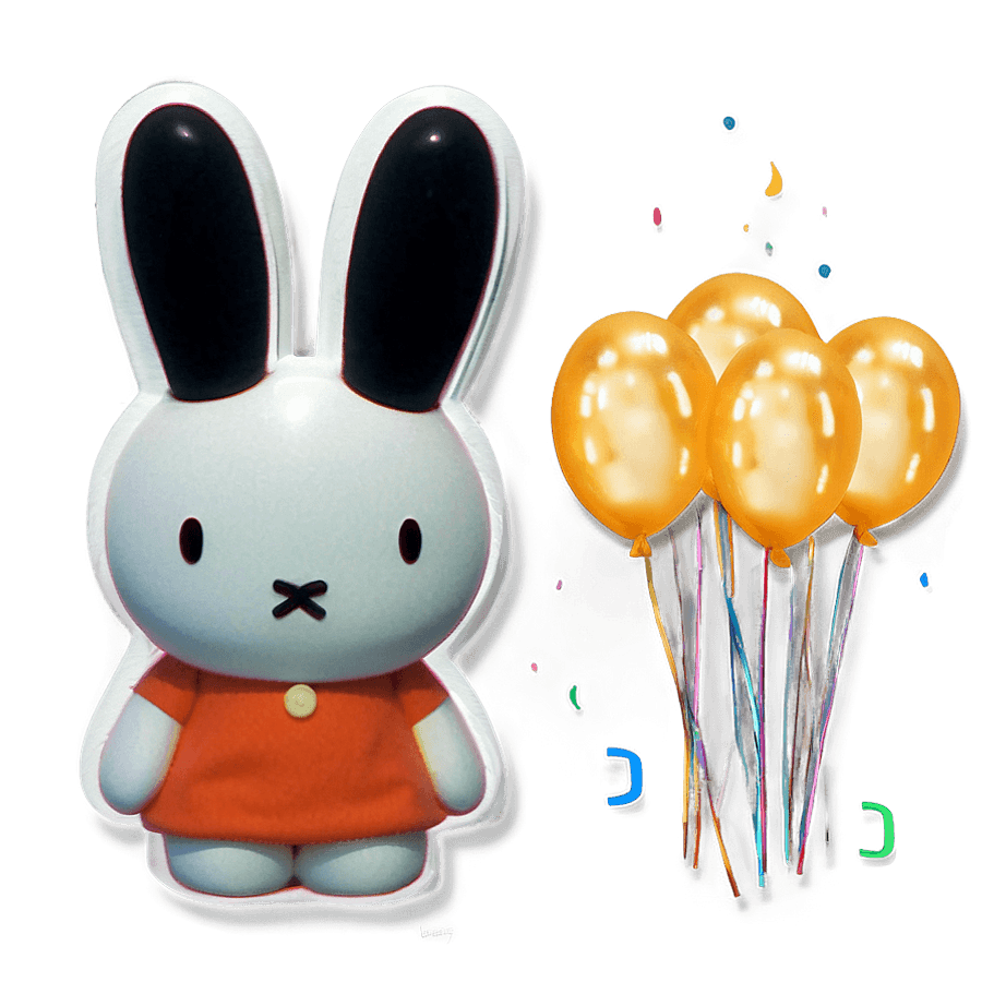 Miffy Birthday Party PNG 05212024