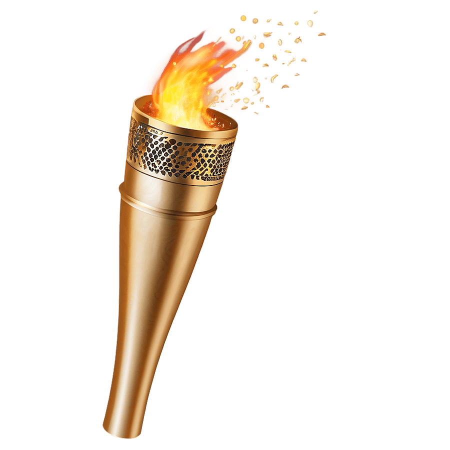 Olympic Torch with Sparks PNG khm8