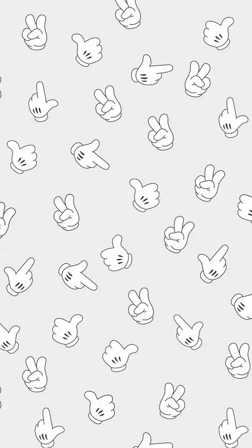 White Mickey Mouse