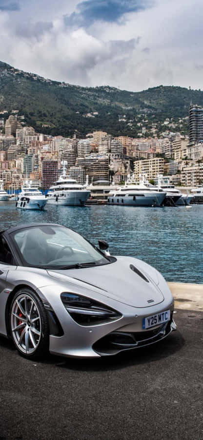 iPhoneX Hintergrundbild mit McLaren 720s Monte Carlo