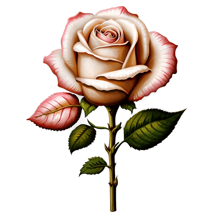 Vintage Rose Bouquet PNG mur