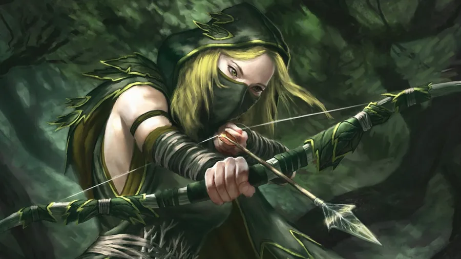 Fantasy archery wallpaper 