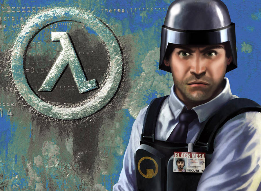 Wallpaper Barney Calhoun dari Half-Life