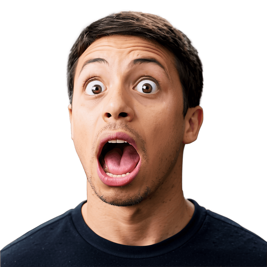 Shocked Epic Face PNG phf