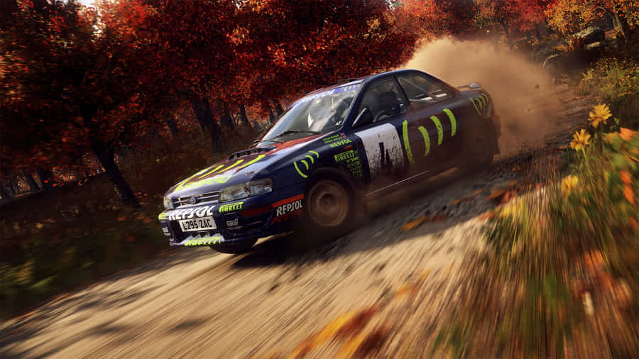 Hyundai Drift Bedste Dirt Rally Baggrund