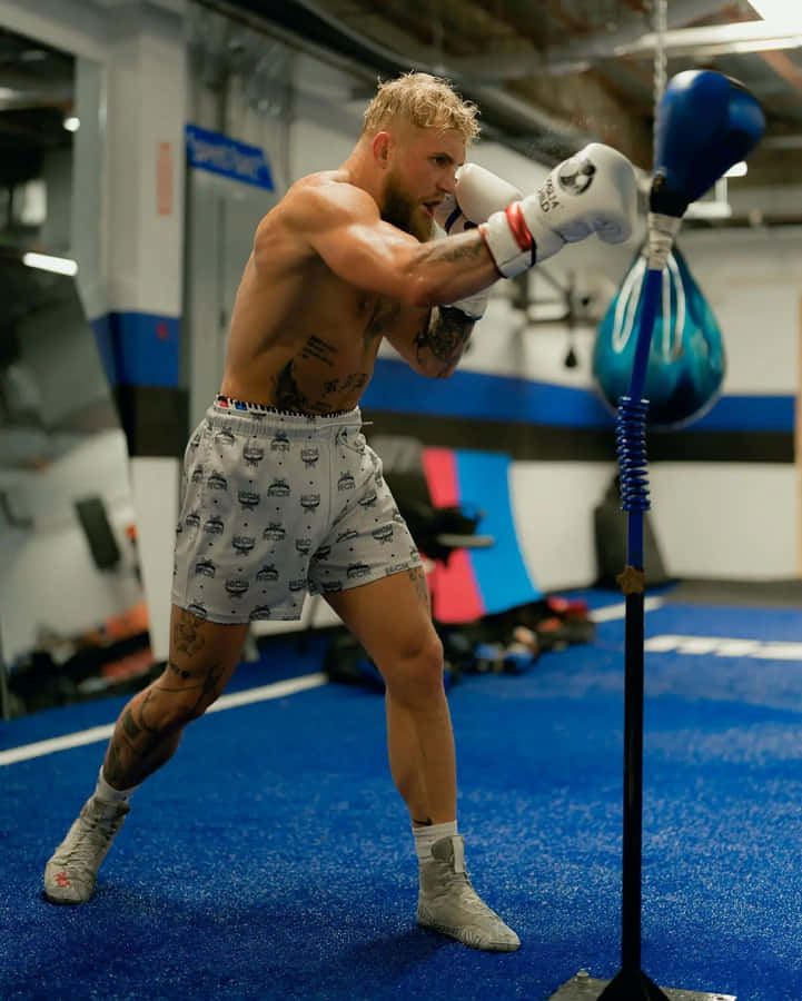 Jake Paul Boxtraining