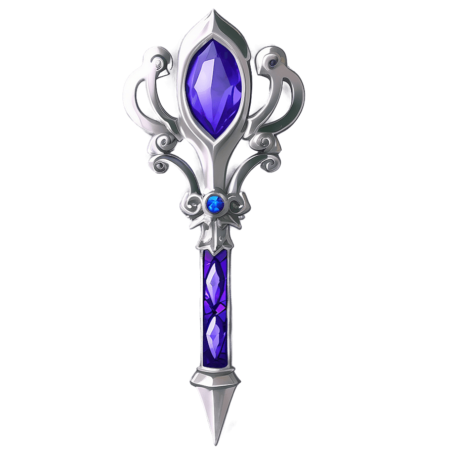 Platinum Scepter PNG 06282024