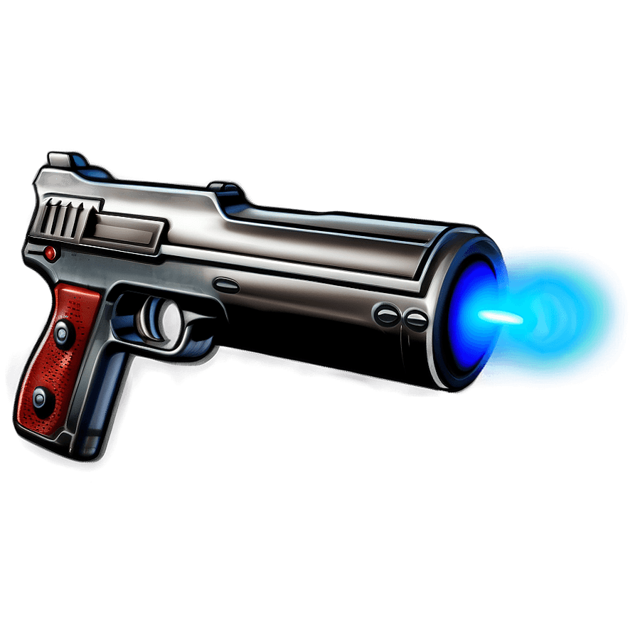 Laser Gun Cartoon PNG 21