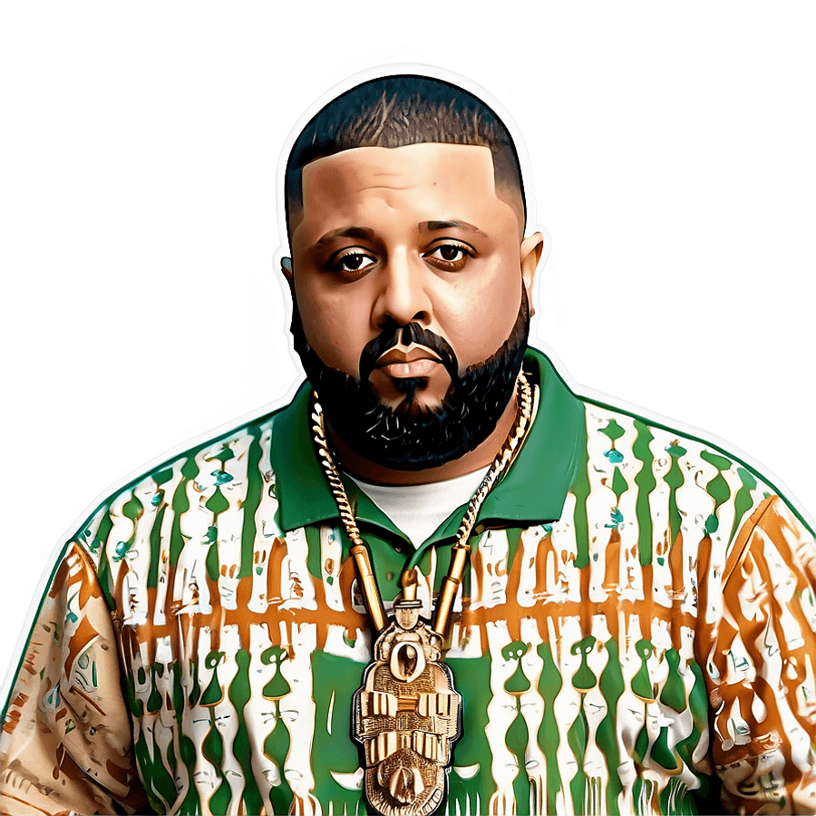 DJ Khaled Casual Look PNG 25
