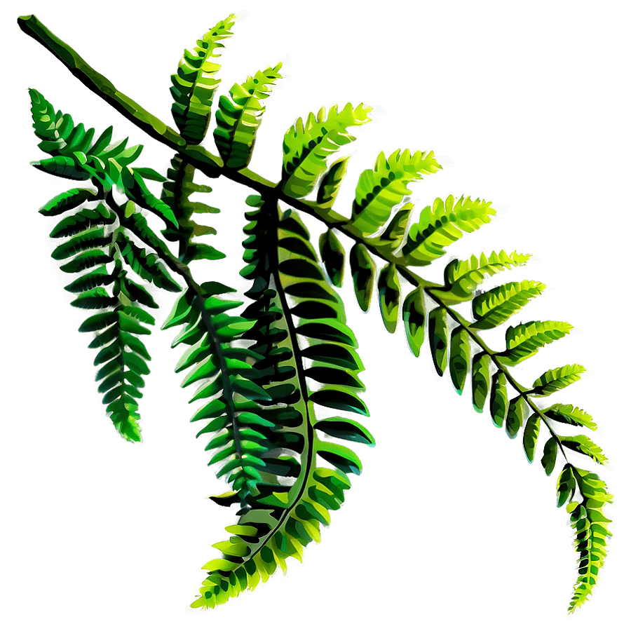 Fern Branch PNG ikw
