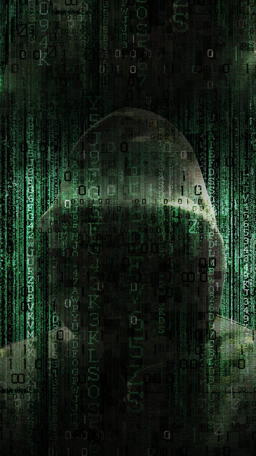 Hacker Binary Code Rain Hacking Android