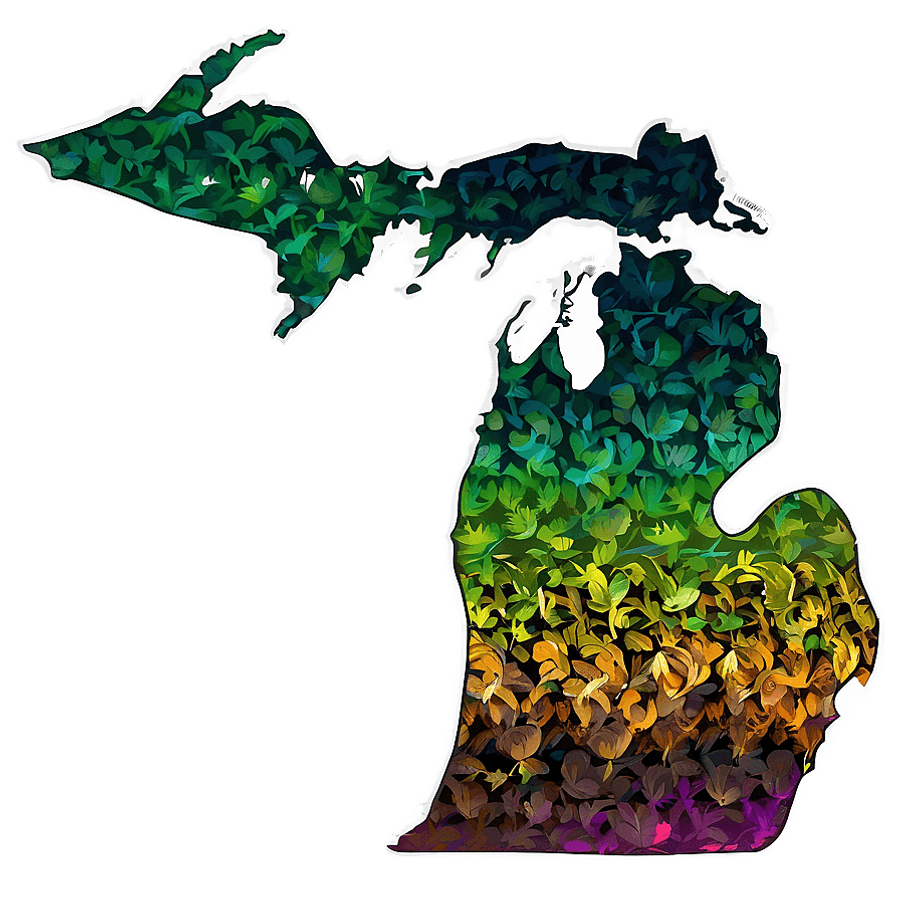 Michigan Fall Colors PNG 05242024