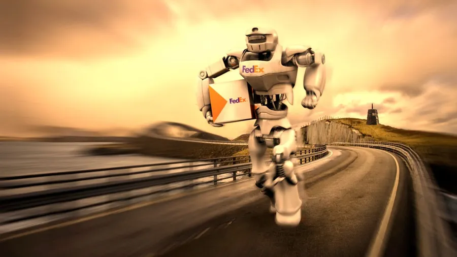 FedEx humanoid robot wallpaper.