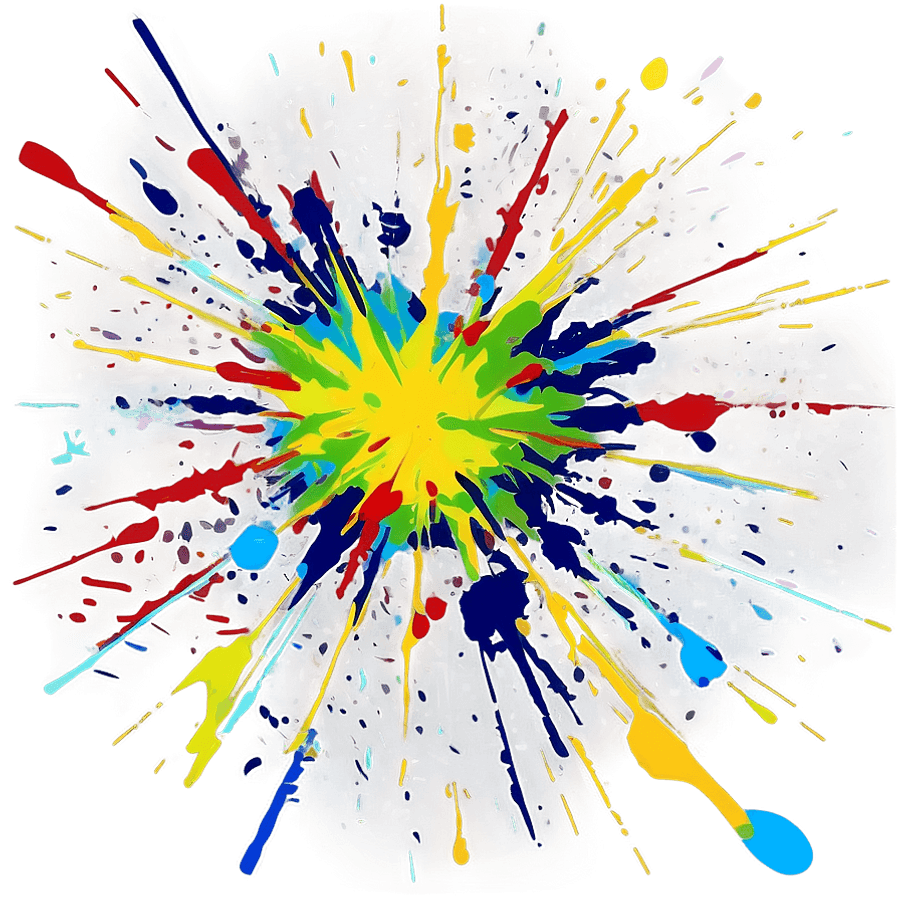 Abstract Expressionism Splatter PNG 06272024